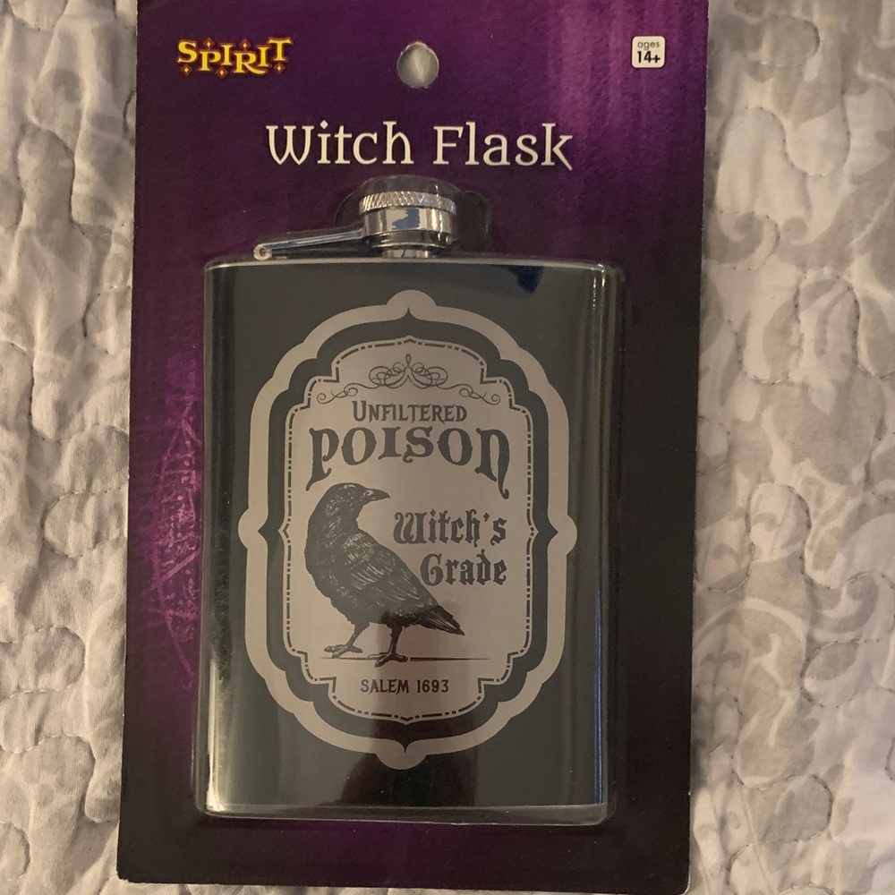 Spirit Witch Flask - Black and Gray